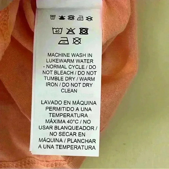 PUMA Womens Script Tee Peach Pink Size L - Picture 10 of 14